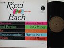 Ruggiero Ricci/Bach: Sonatas & Partitas for Solo Violin (US) Decca MONO Vol. 1