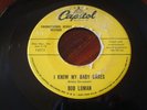 Bob Luman. I Know My Baby Cares b/w Try Me. EX Capitol Promo 45rpm