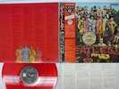 BEATLES SGT.PEPPER'S LONELY HEARTS CLUB ODEON EAS-70137 Japan OBI CLEAR RED LP