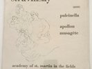 MARRINER - STRAVINSKY - PULCINELLA, APOLLON BALLET ARGO ZRG 575 UK ST SEALED