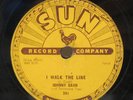JOHNNY CASH I walk the line SUN 241 orig 1956 Rockabilly RARE 78