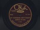 Blues 78 Okeh 8958 Memphis Jug Band