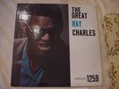 RAY CHARLES the great ray charles, nm- lp on ATLANTIC 1957  BLACK/SILVER