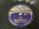 78 RPM DJANGO REINHARDT & STEPHANE GRAPPELLY - Liza-Belleville DECCA 41010