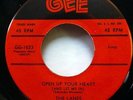 the LANES 45 Open Up Your Heart / You Alone GEE Near-MINT ORIG. press c3058