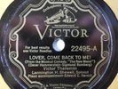 Lennington Shewell 1st Theremin Rec Lover, Come Back to Me 78 Victor 22495 1930