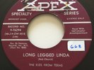 ROCKABILLY The Kids From Texas LONG LEGGED LINDA Apex 45 rare Canadian pressing
