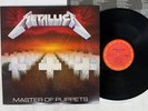 METALLICA MASTER OF PUPPETS CBS/SONY 28AP 3169 Japan VINYL LP