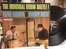 GENE KRUPA & BUDDY RICH-THE ORIGINAL DRUM BATTLE LP VERVE MONO ORIG EX/EX