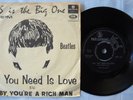 BEATLES - ALL YOU NEED IS LOVE -UNIQUE PICTURE SLEEVE-45-SOUTH AFRICA-7