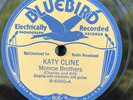 Bluebird 6960 Monroe Brothers KATY CLINE /Roll On Buddy 78 rpm 1937 EE-/EE+