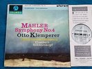 SAX 2441 B/S STEREO ED1 UK COLUMBIA MAHLER SYM. 4 KLEMPERER vinyl NM