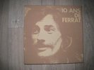 Jean Ferrat coffret de 10 Disques vinyles