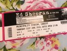 Ed Sheeran 4 X Seated Cardiff Principality Stadium
