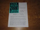 SIMPLE MINDS -  MILTON KEYNES BOWL GIG 1986 UK PROMO PRESS RELEASE & CAR PASS