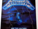 Metallica Ride The Lightning 1984 LP Vinyl EX Original & Form Error MRI 769