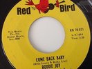 RODDIE JOY - COME BACK BABY / LOVE HIT ME WITH A WALLOP -RED BIRD RB 10-021.