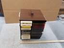 8 Track Tape Spinning Carousel Vintage Storage Holder Rack Case Holds 24 W/Tapes