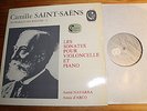 Andre NAVARRA Annie D'ARCO Saint-Saens Cello Sonatas LP CALLIOPE