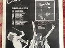 CURVED AIR / SONJA KRISTINA Live 1975 ORIGINAL Poster size ADVERT  16x12 inches