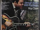 ROY CLARK: Stringin' Along With The Blues LP (Mono, 'free' perforated jacket, s