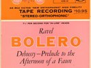 RCA 2-TRACK REEL-TO-REEL TAPE CCS-21: DEBUSSY FAUN / RAVEL BOLERO / MUNCH / TAS