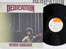 HERBIE HANCOCK DEDICATION CBS/SONY 25AP 562 Japan JAPAN ONLY VINYL LP