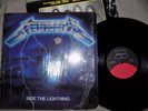 Metallica ?– Ride The Lightning  LP VINYL FREE SHIPPING