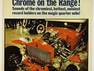 No Artist - Chrome On The Range LP - Battle - Hot Rod Drag Race Mono