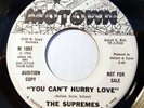 The Supremes YOU CAN'T HURRY LOVE 1966 WL Promo 45 RPM