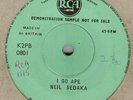 NEIL SEDAKA***I GO APE***DEMO***PROMO***SINGLE SIDED