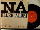 NA/ELLER ALDRI split  EP ** orig. Norway 1985 w/ Poster Sleeve ** Euro Punk KBD
