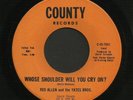 Bluegrass 45   Red Allen & Yates Brothers   Whose Shoulder Will You Cry   Hear