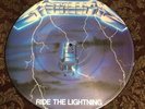 METALLICA RIDE THE LIGHTNING  LP PICTURE DISC VINYL DIE-CUT
