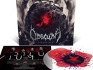 Obscura Diluvium Red Inside Clear with Purple Silver Black Splatter LP Vinyl 100