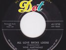 Rockabilly  45 - WINK MARTINDALE - All Love Broke Loose / I Don't Suppose