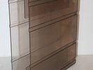 LP Box, Ex Libris, Aufbewahrungsbox, schwarz transparent Rauchglasoptik