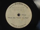 UNRELEASED DEMO ACETATE- SMALL FACES - WHAM BAM THANK YOU MAN rare UK 1969 / MOD