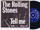 THE ROLLING STONES Tell Me b/w Honest I Do Danish 45PS 1964 White letters