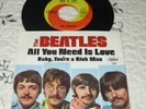 The Beatles-All You Need Is Love/Baby You're A Rich Man-Vinyl 45 w/PictureSleeve