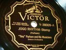 Hot Scroll Victor V-38009 Tiny Parham Band-Jogo Rhythm w/Punch Miller (1928)