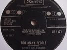 BOBBY GOLDSBORO   TOO MANY PEOPLE ** 1967 UNITED ARTISTS 45 Northern Soul
