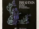 HENRI HONEGGER - BRAHMS the 2 sonatas for cello & piano VALOIS MB772 LP NM