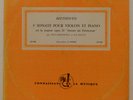 KRAUS / BOSKOWSKY - BEETHOVEN - Sonata LE PRINTEMPS - DISCOPHILES FRANCAIS / Ex