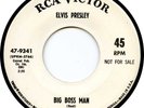 Elvis Presley USA PROMO/DEMO DJ copy 45 Big Boss Man 47-9341 VG+/VG+ 9/67