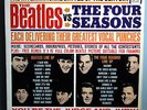 THE BEATLES Vs. 4 SEASONS INSANELY RARE ORIG '64 VJ 2-LP SET w/POSTER VERY NICE