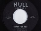 Doo Wop R&B 45 HEARTBEATS Crazy For You HULL HEAR