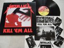 METALLICA - 'KILL 'EM ALL'  Music For Nations UK LP  EX VINYL
