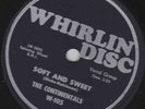 The Continentals – 78 rpm Whirlin Disc W-105: Soft and Sweet/Picture of Love E+