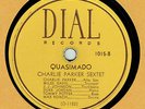 JAZZ 78 : CHARLIE PARKER QUARTET / SEXTET (W/ MILES ) ON DIAL 1015 IN E- COND.